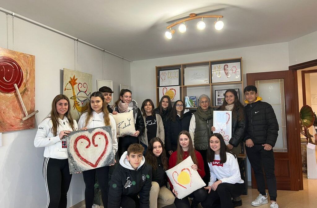 Visita del Instituto Ermengol IV al Estudio de Arte Reluet