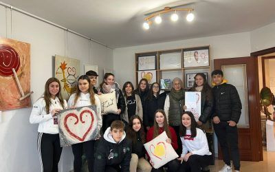 Visita del Instituto Ermengol IV al Estudio de Arte Reluet
