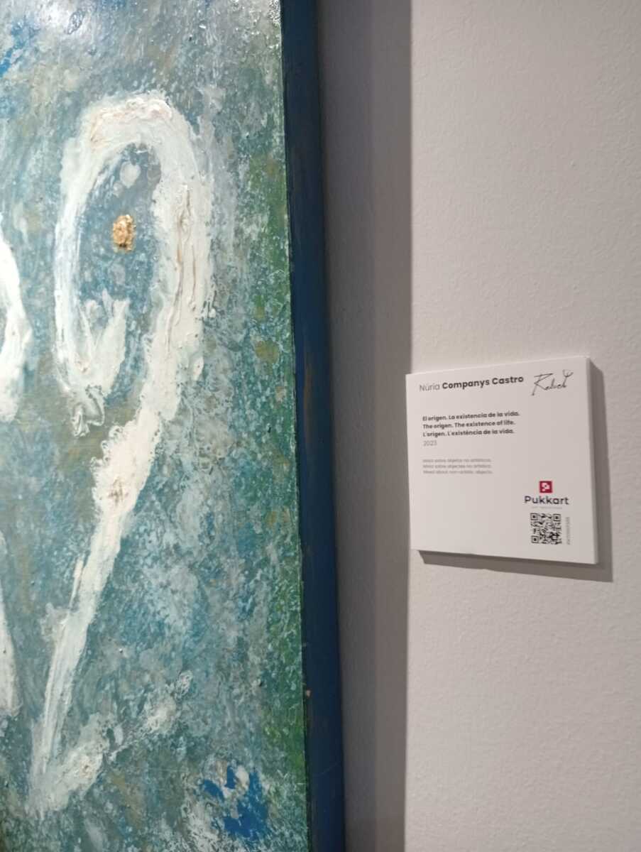 Exposición obra de arte pintura Origen en Zaragoza 2024 - Nuria Companys Reluet