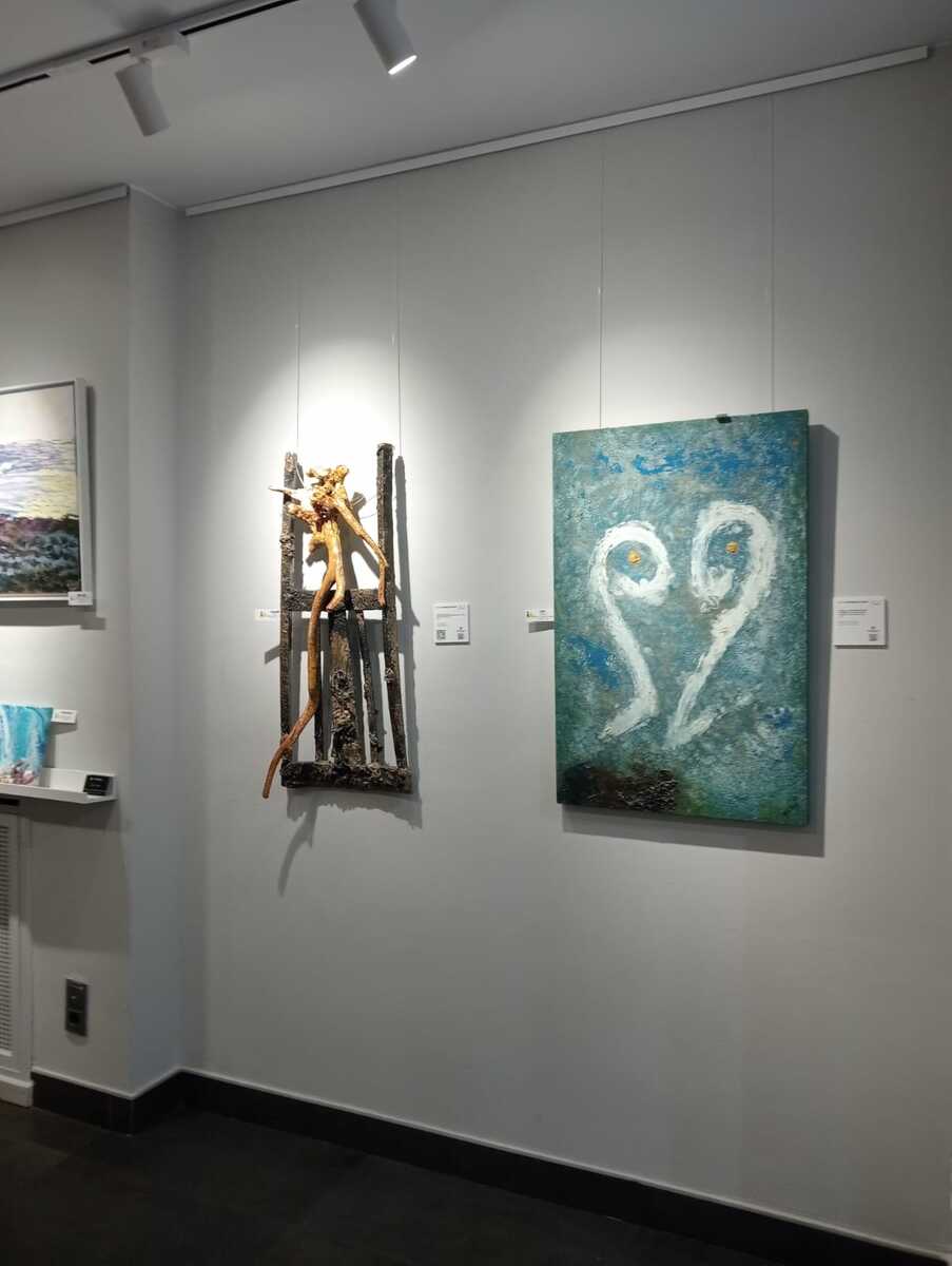 Exposición obra de arte pintura en Zaragoza 2024 - Reluet