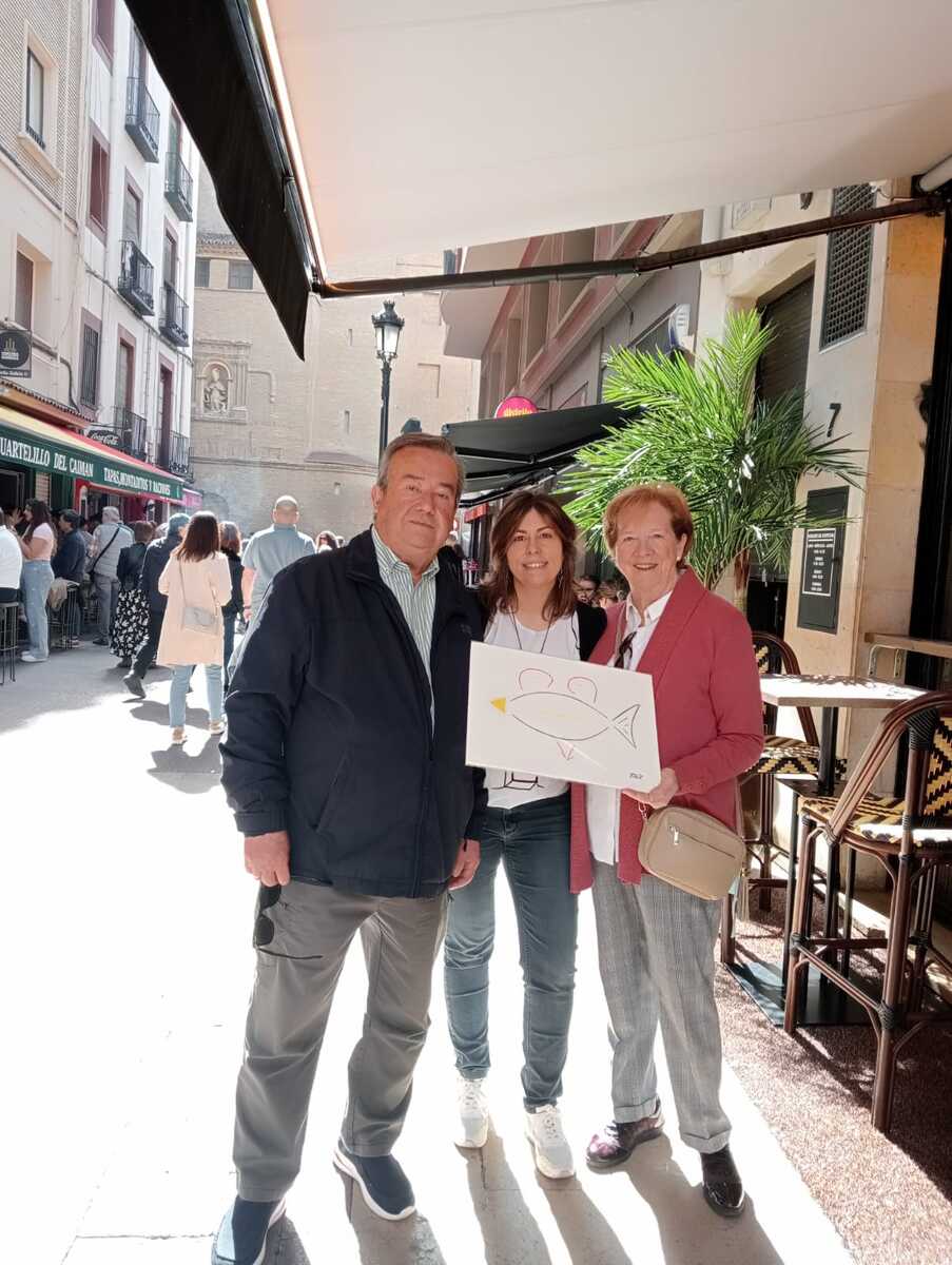 Nuria Companys de obras de arte Reluet en la Exposición de arte 2024 en Zaragoza