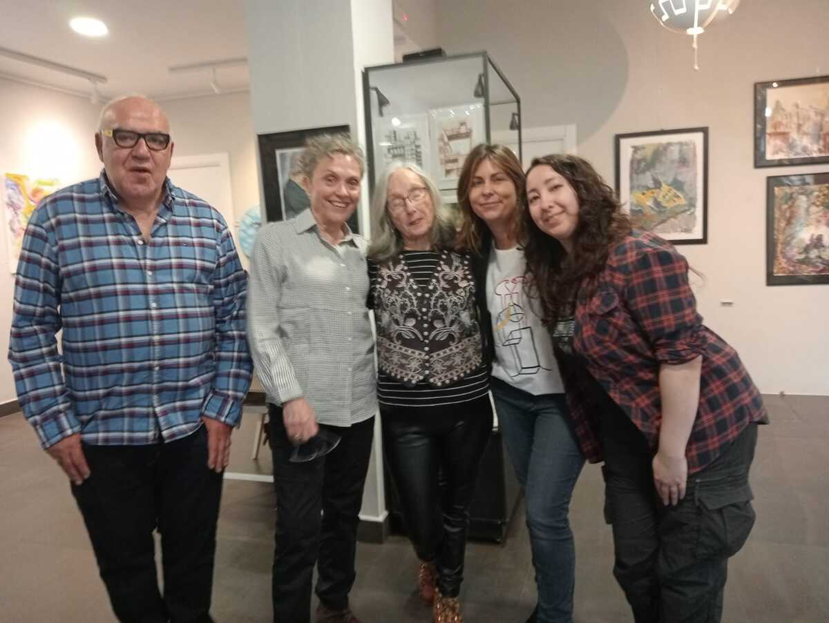 Nuria Companys de obras de arte de Reluet en la Exposición de arte 2024 Zaragoza