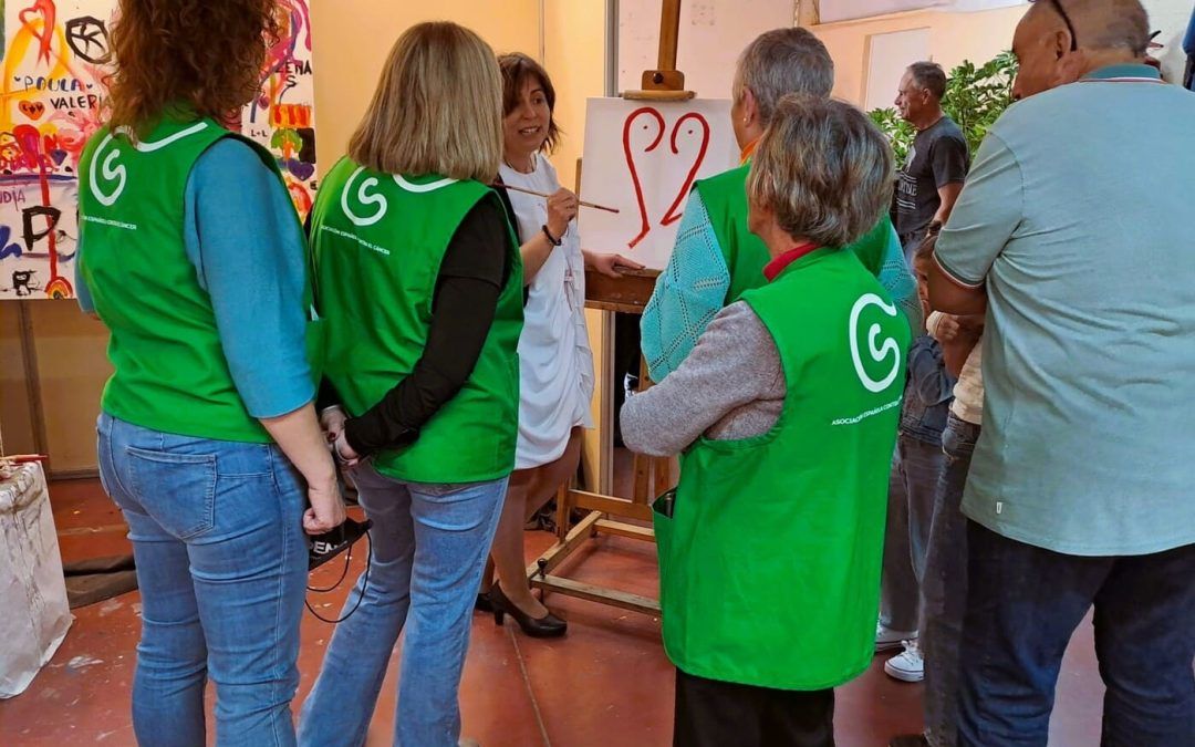 Participación en Pinceladas de vida AECC
