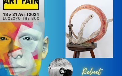 Reluet en la Exposición Art3F Luxemburgo
