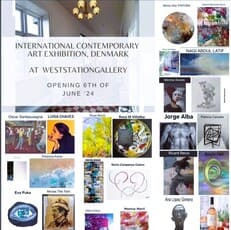 Exposición de arte Contemporáneo en Dinamarca West Station Gallery