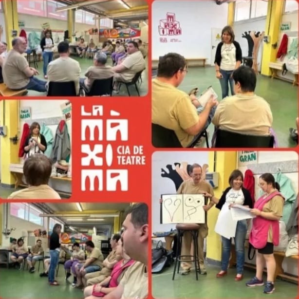 Presentation of the fable The Brave Pencil to the La Máxima Theater Company