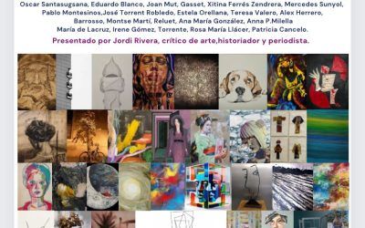 Reluet en la exposición Galería Patricia Cancelo