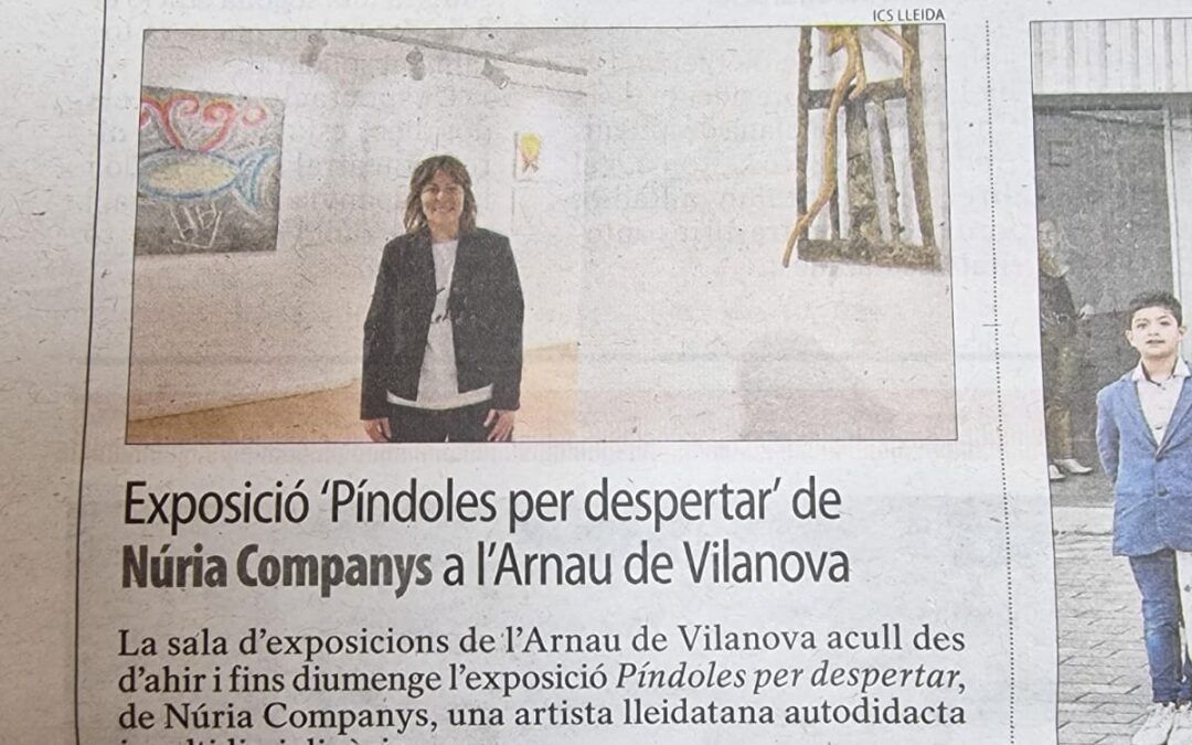 Reluet en el Diario el Segre Exposición Hospital Arnau de Vilanova, Lleida