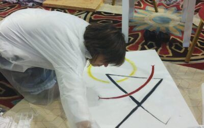  Una experiencia inolvidable al Pintar en Directo Festival Internacional de Arte de Qatar (QIAF)