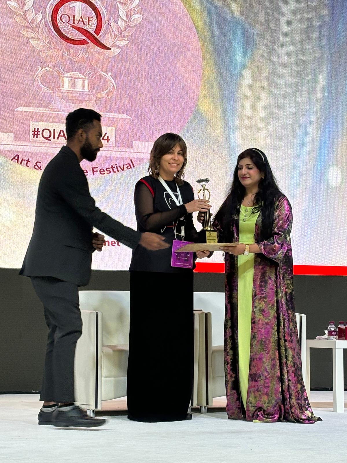 Núria Companys Castro en el Festival de Arte Internacional de QIAF en Qatar, Reluet