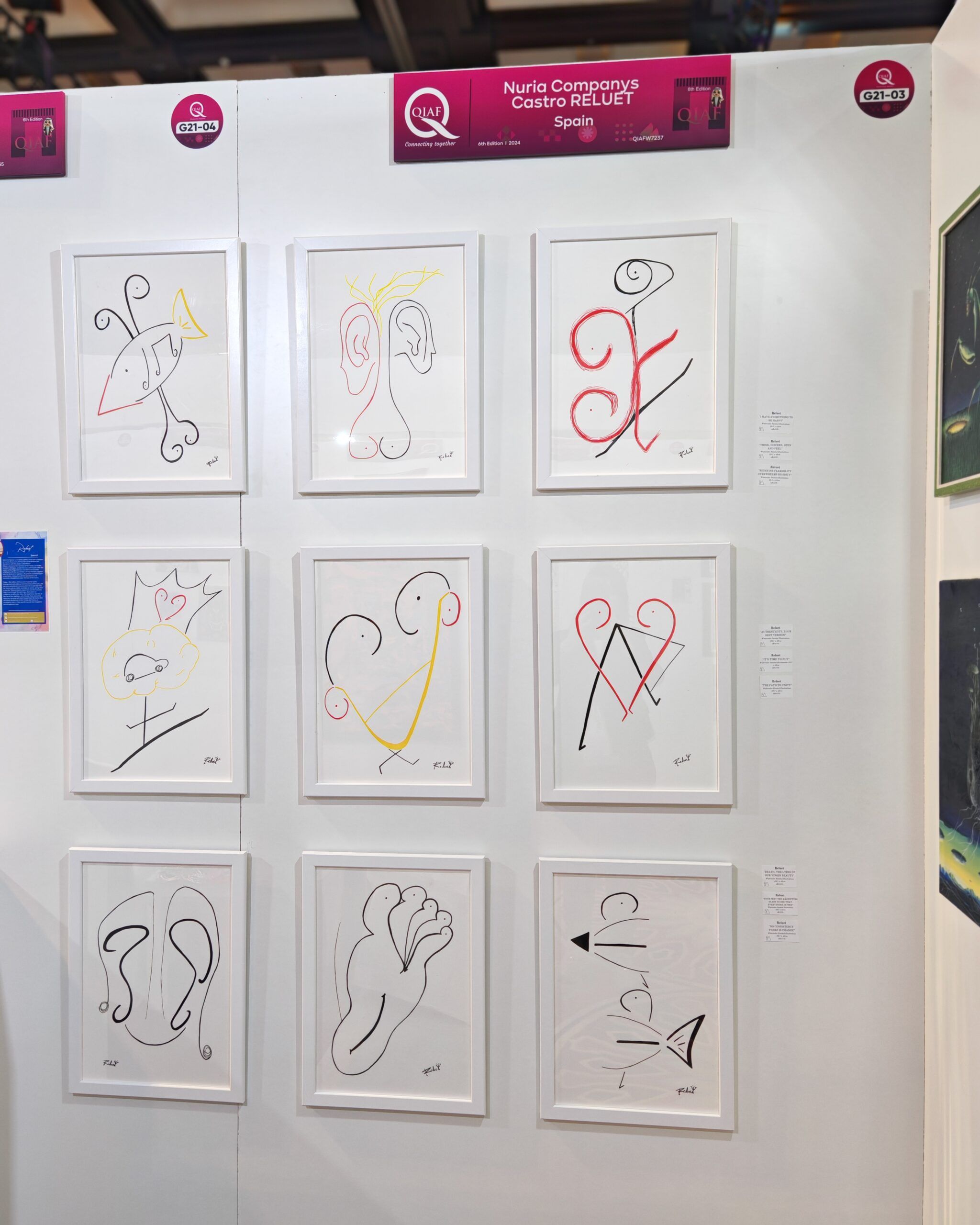 Núria Companys Castro en el Festival de Arte Internacional de QIAF en Qatar