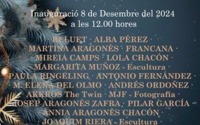 Exposición Colectiva de Navidad de Grupart.cat «Les Mans de les Arts» en el Espacio de Arte Josep Aragonés Zafra