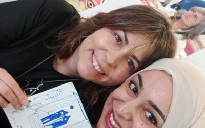 Un Encuentro Cautivador con la artista Louiza Harairi en el Festival Internacional de Arte en Qatar