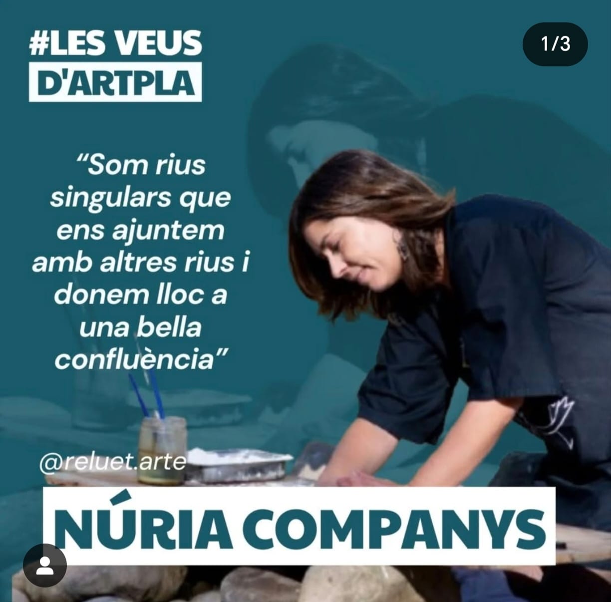 Reluet, Núria Companys Castro, contribuyendo a la visibilidad del arte local a través de ARPLA.