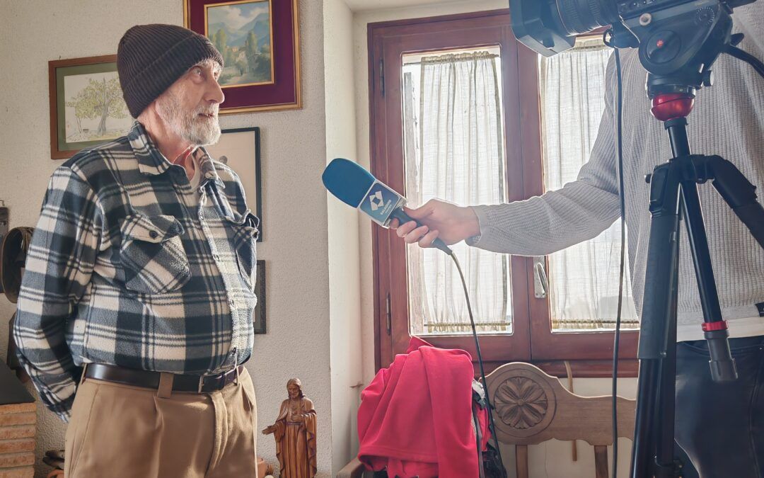 Entrevista Informativos TV Balaguer grabación cortometraje «Memoria bajo el agua»