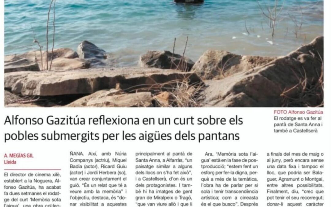Reflexión en La Mañana cortometraje «Memoria bajo el agua» 