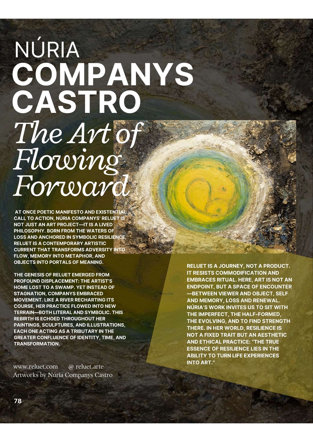 Articulo Núria Companys Castro, Art Magazine Barbagelata Contemporary Art Foundation