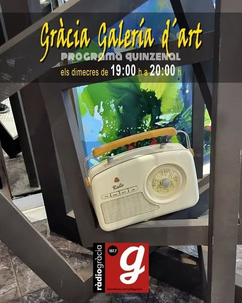 Radio Gràcia "Gràcia Galeria d'Art", entrevista Núria Companys Castro, Reluet